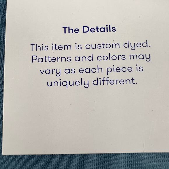 JoyLab Women's Blue Tie-Dye Long Sleeve Pullover Sweatshirt - Size Small - NWT - Picture 5 of 7